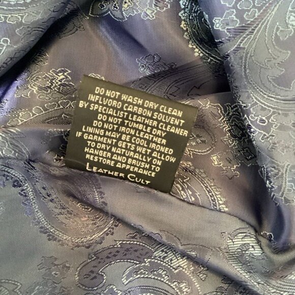 Leather Cult Men's Gray Leather Sport Coat/Blazer Size 38 - Picture 8 of 9